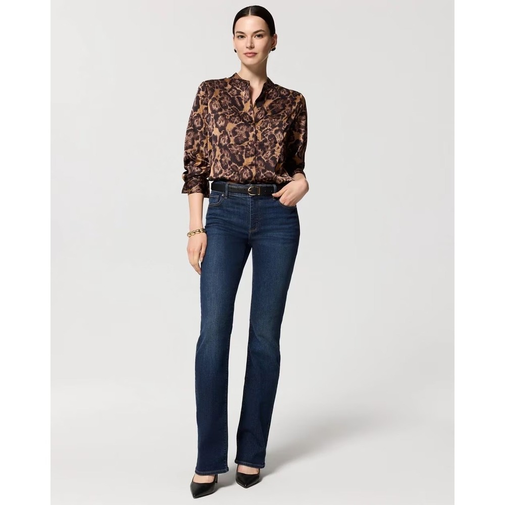 WHBM LONG The Boot Dark Wash Jeans Women's Size 12 Long/Tall